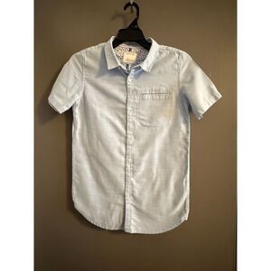 Cactus Boys Light Blue Button Up Shirt Size 13/14